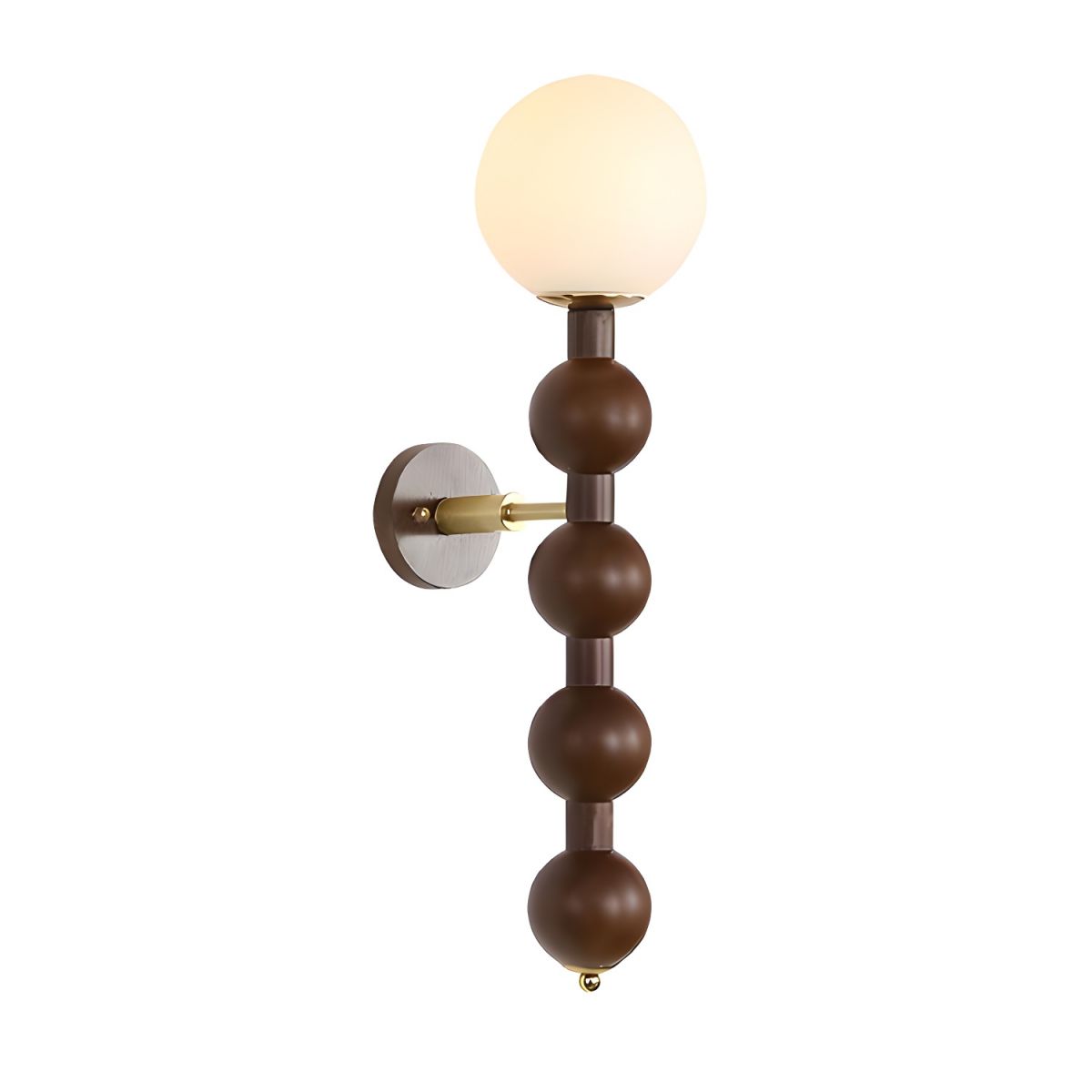 LumenSphere - Luxe Metalen Wandlamp met Bollen