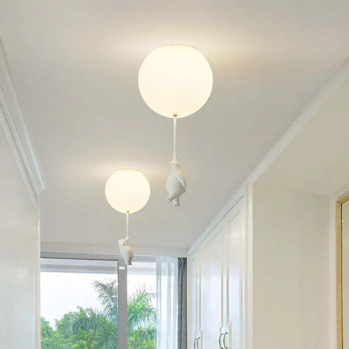 CloudBear – Speelse Kinderplafondlamp met Ballon