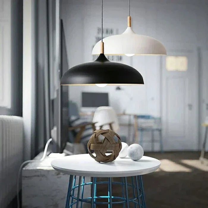 ScandiLuxe Ceiling Light - Scandinavisch Eiken Houtdesign