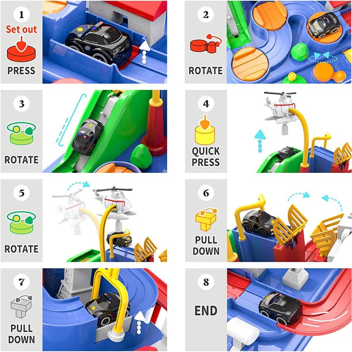 RescueTrack Adventure Set – Educatief Peuterspeelgoed