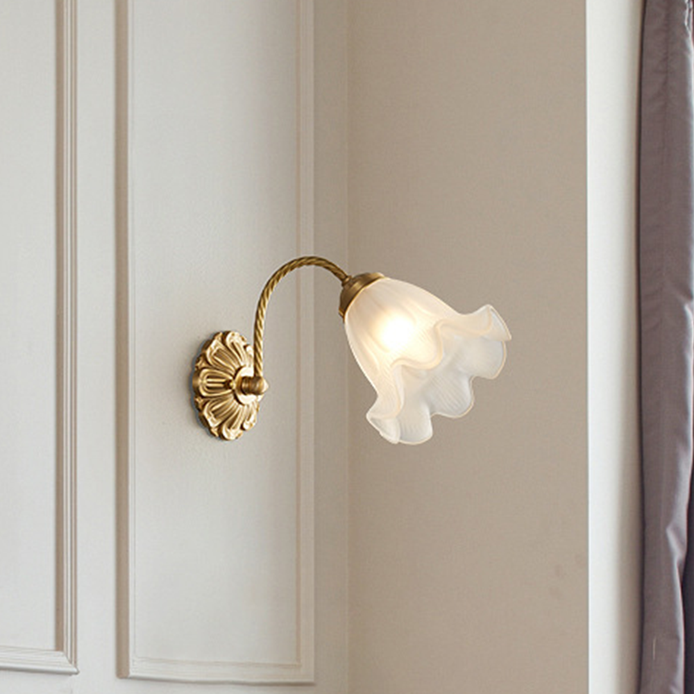 VintageGlow – Retro Glazen Wandlamp voor Sfeer