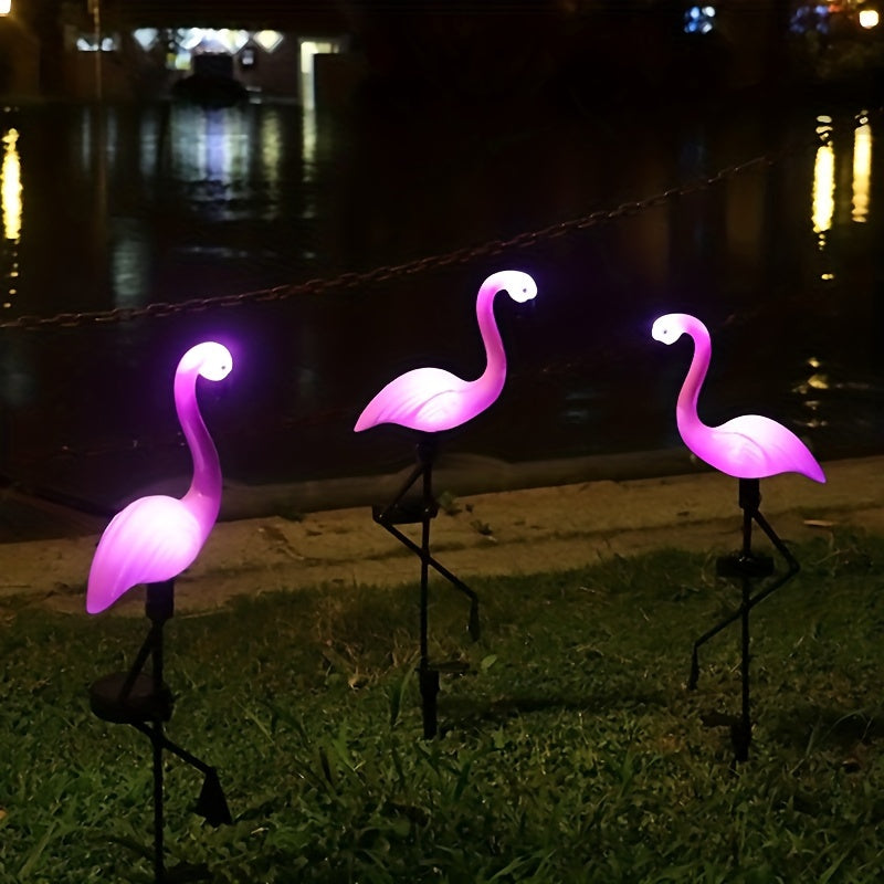 SolarFlamingo Light - Elegante Zonne-energie Flamingo Tuinlamp