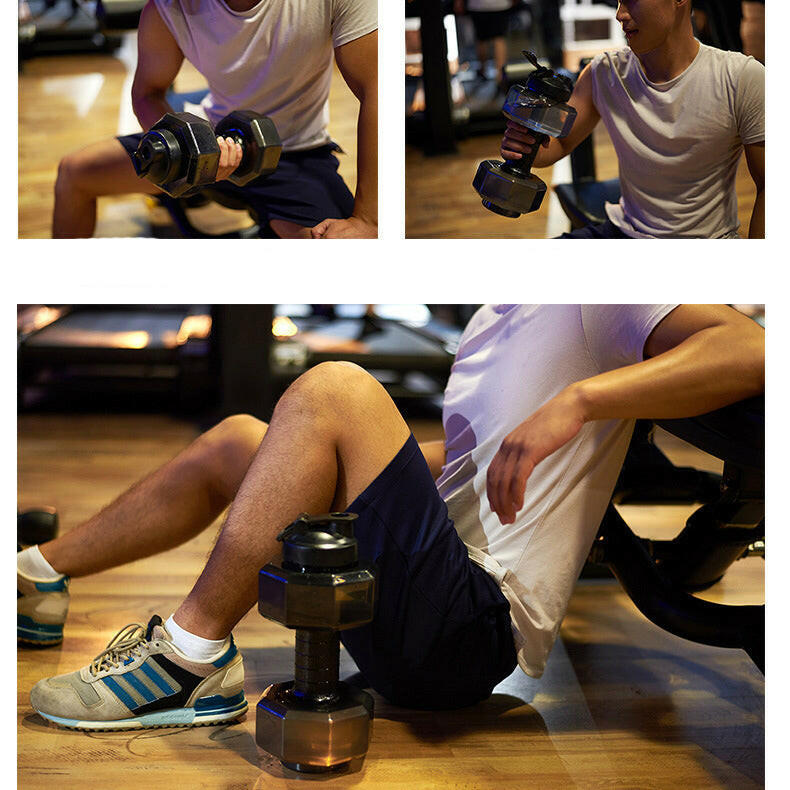 HydraFlex – Duurzame Dumbbell Waterfles voor Fitness