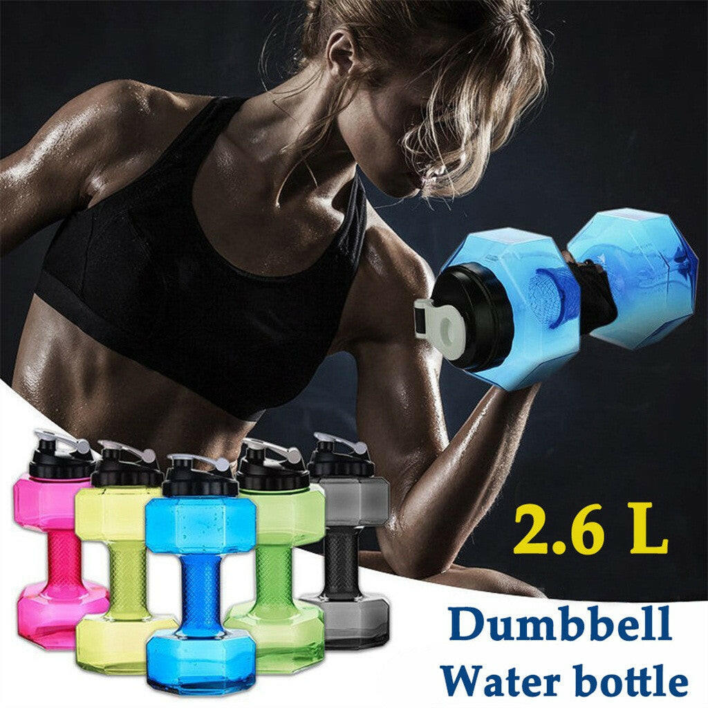 HydraFlex – Duurzame Dumbbell Waterfles voor Fitness