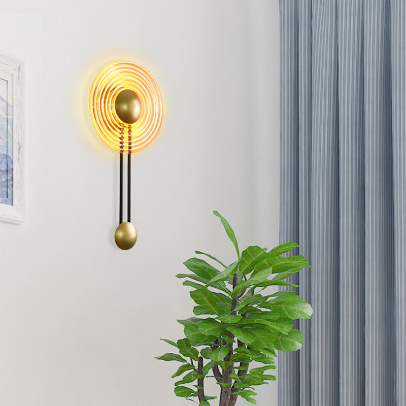 AuraLight – Strakke LED Wandlamp in Zwart
