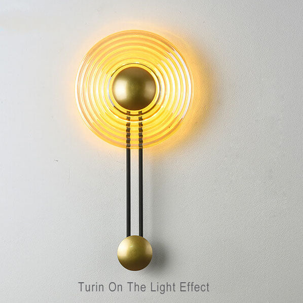 AuraLight – Strakke LED Wandlamp in Zwart