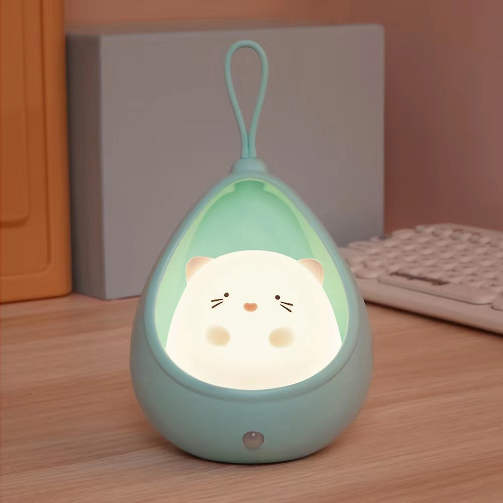 BunnyGlow - Oplaadbare Dieren Nachtlamp met Sensor