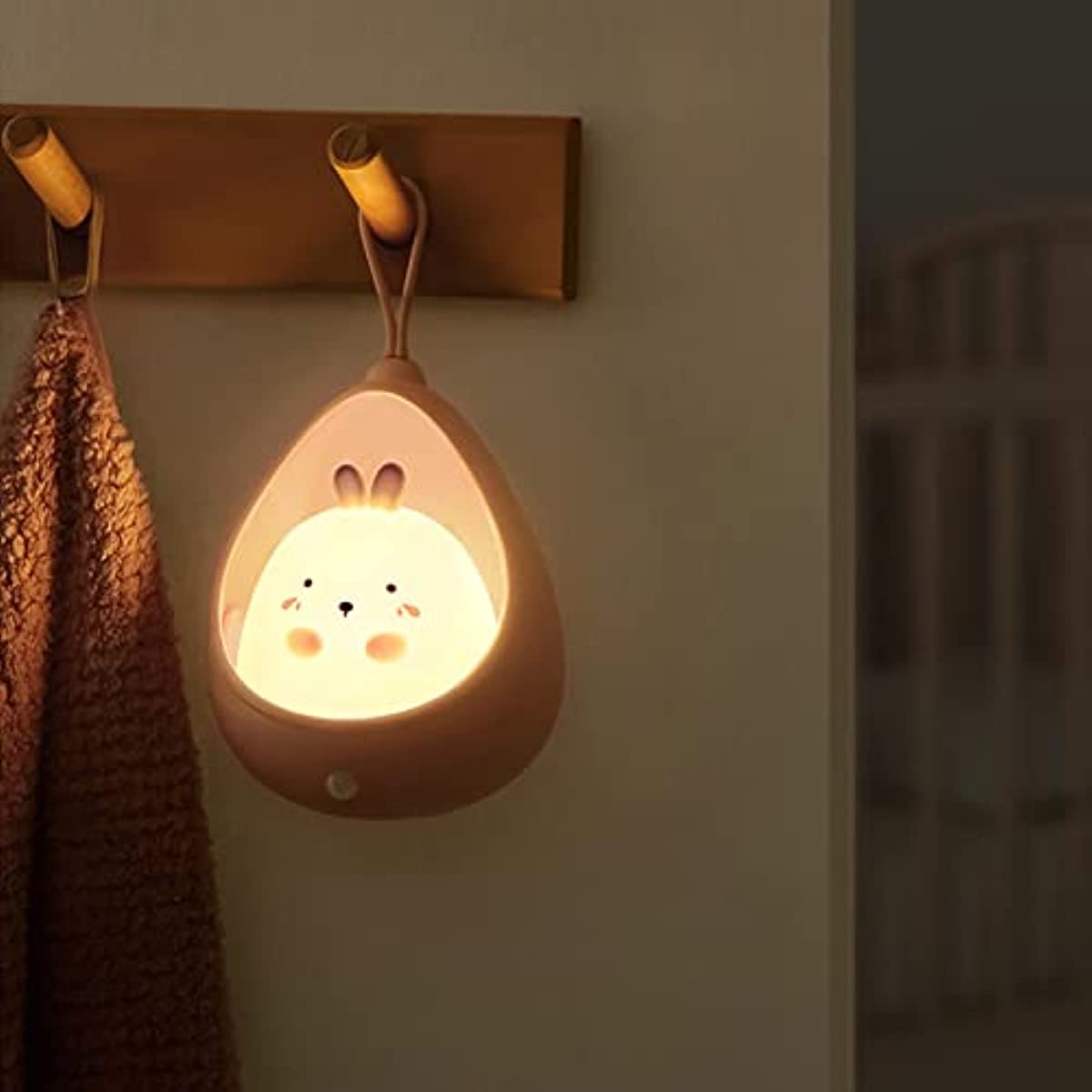 BunnyGlow - Oplaadbare Dieren Nachtlamp met Sensor