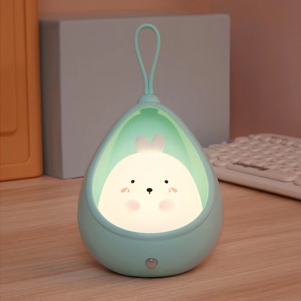 BunnyGlow - Oplaadbare Dieren Nachtlamp met Sensor