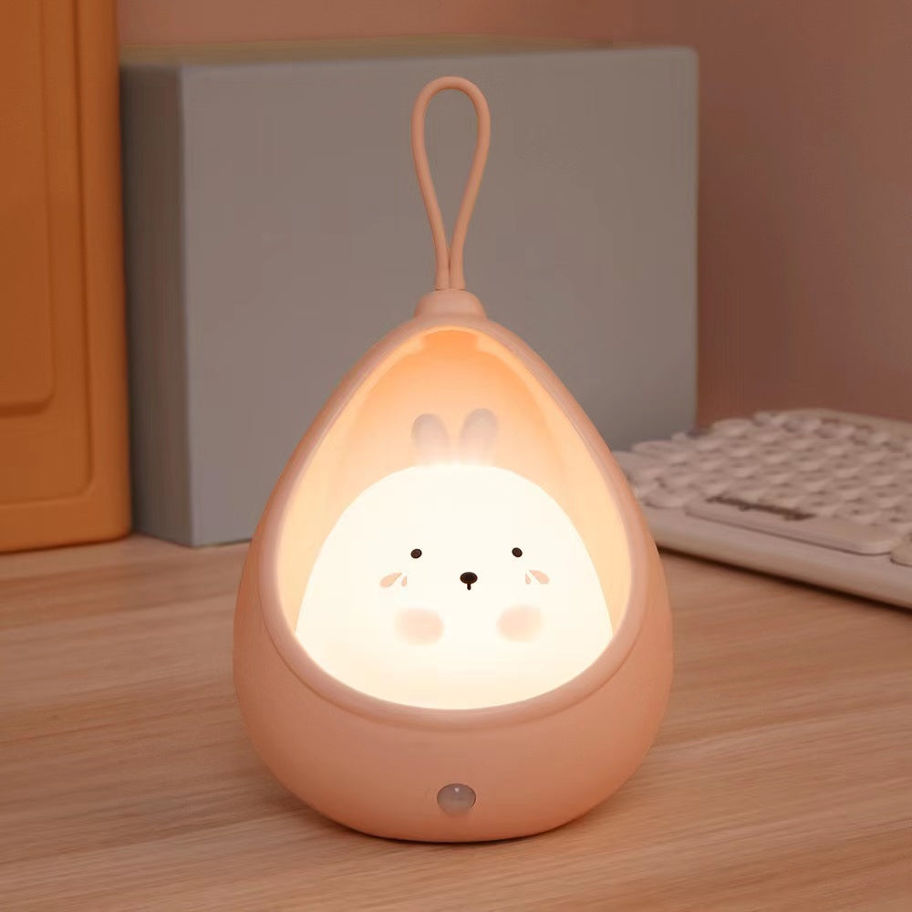 BunnyGlow - Oplaadbare Dieren Nachtlamp met Sensor