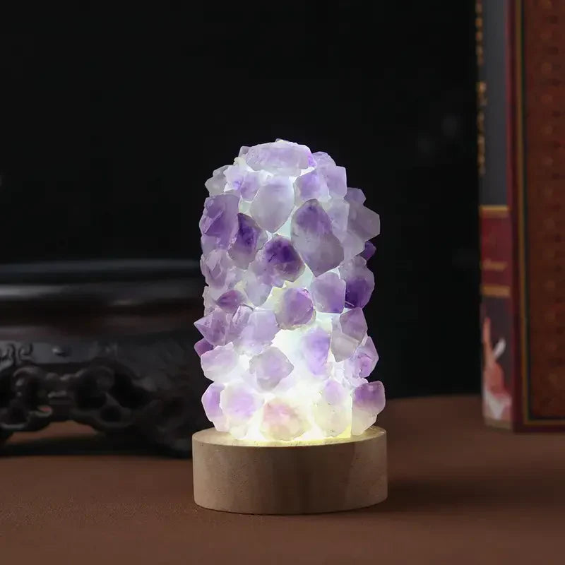 Stijlvolle Amethist Lamp - Kalmerend Licht en Energie