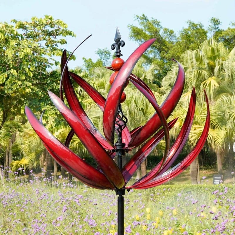 WindTwirl – Modern Tuin Windspinner voor Buiten