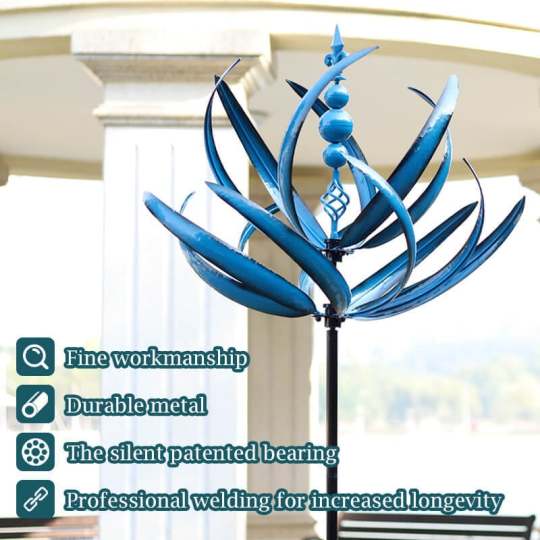WindTwirl – Modern Tuin Windspinner voor Buiten