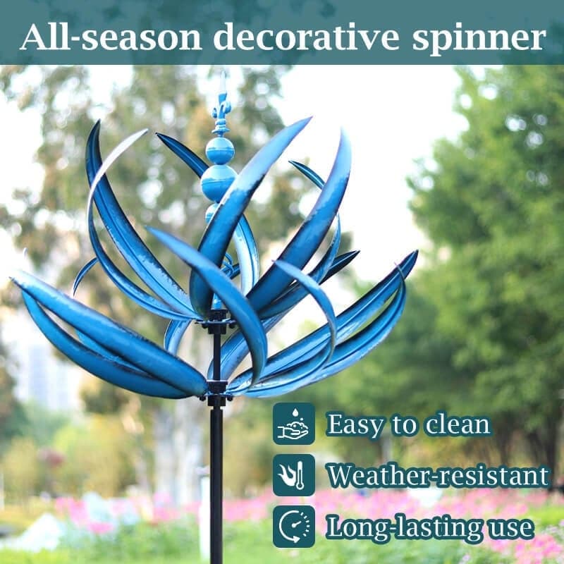 WindTwirl – Modern Tuin Windspinner voor Buiten