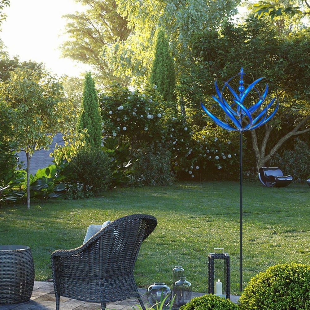 WindTwirl – Modern Tuin Windspinner voor Buiten