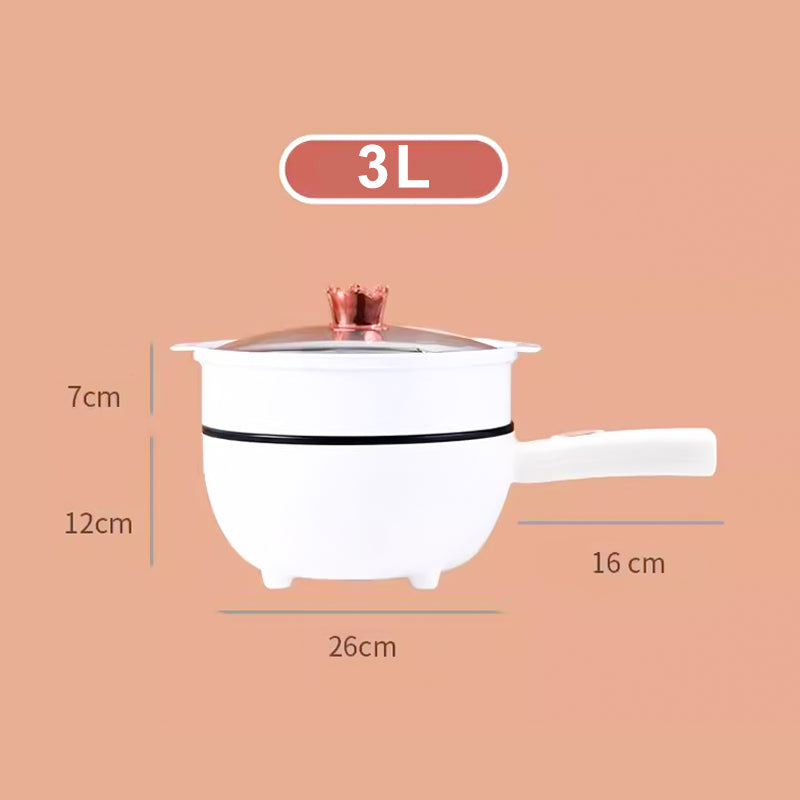 CookEase – Veelzijdige Elektrische Koekenpan met Stomer