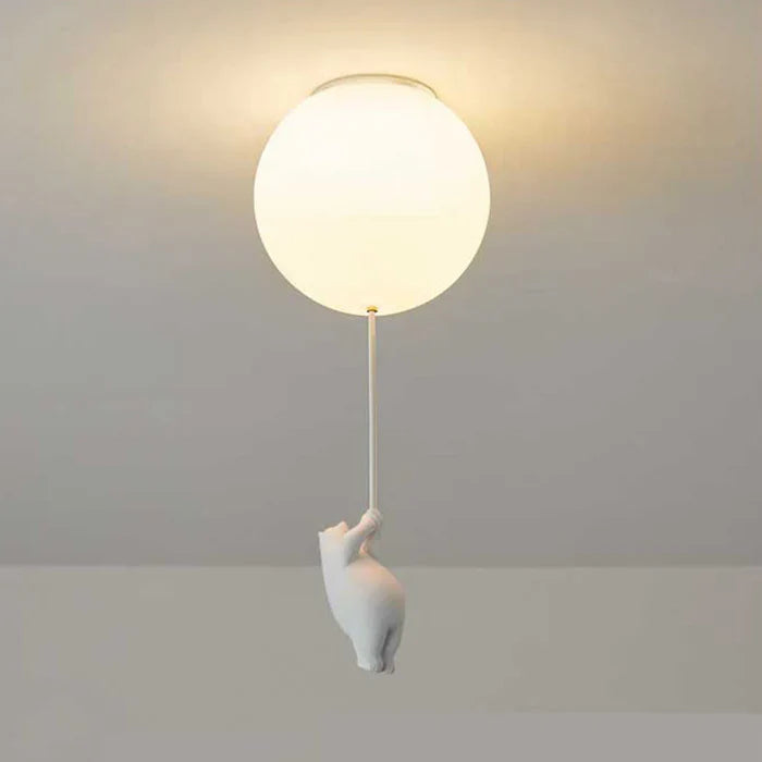 CloudBear – Speelse Kinderplafondlamp met Ballon