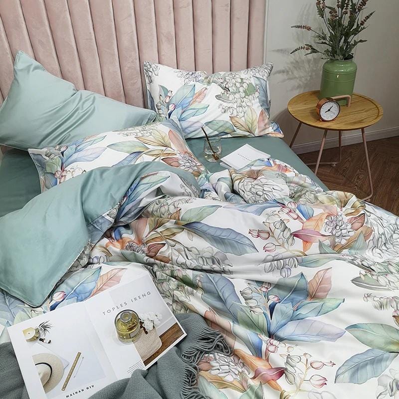 Blossom Set – Luxe Egyptisch Katoen Dekbedovertrek