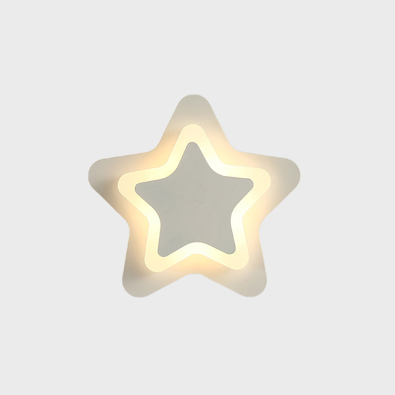 StellarGlow – Scandinavische LED Wandlamp voor Kinderen