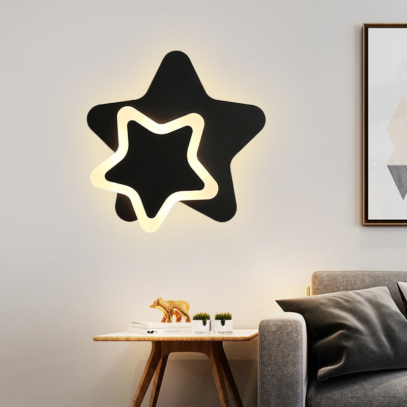 StellarGlow – Scandinavische LED Wandlamp voor Kinderen