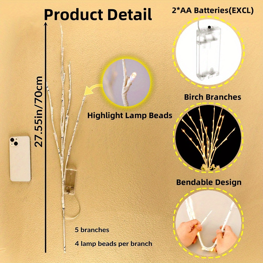 BranchGlow – Majisu LED Taklamp, 69,85 cm, Warm Wit Verlichting