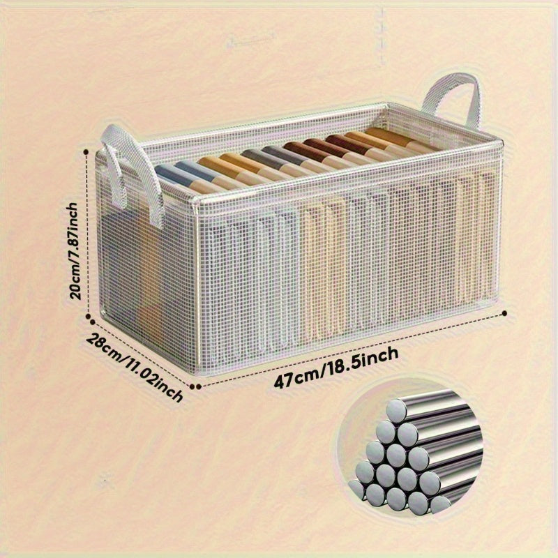 SpaceSaver - Stijlvolle Stapelbare Opbergboxen voor Kleding en Boeken