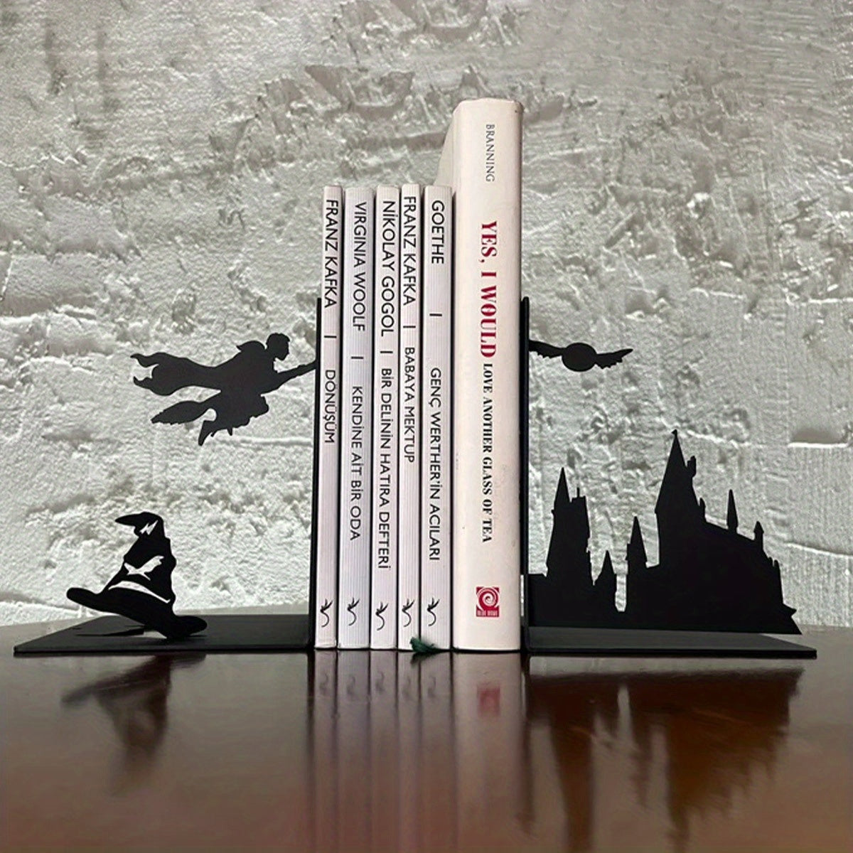 ElegantMetal - Moderne Boekensteun voor Elke Ruimte
