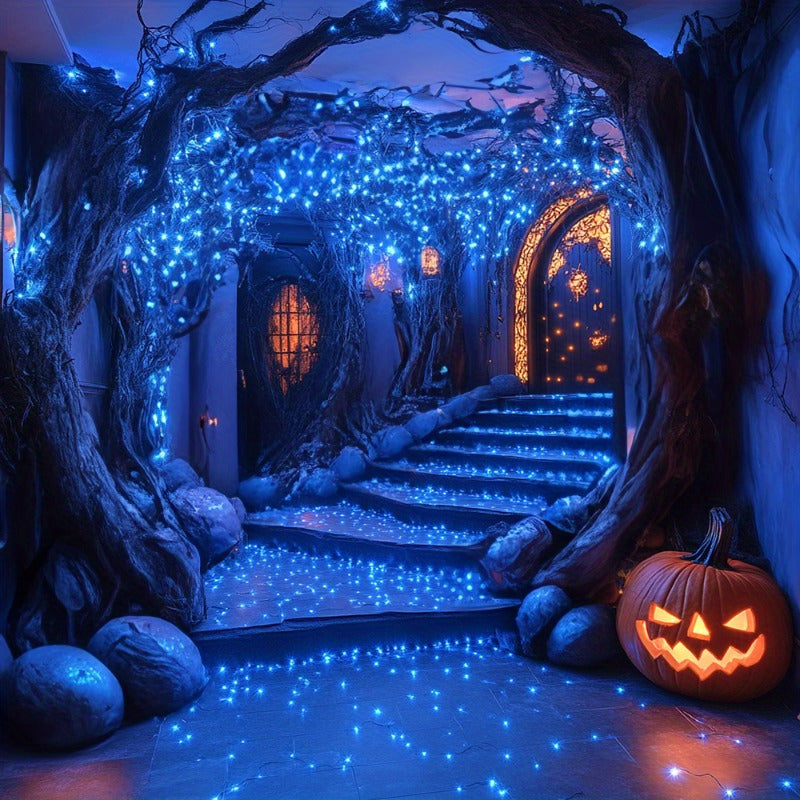 SolarGlow Verlichting - Dimbaar Buitenlichtsnoer met Zonnelading