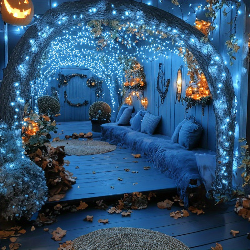 SolarGlow Verlichting - Dimbaar Buitenlichtsnoer met Zonnelading