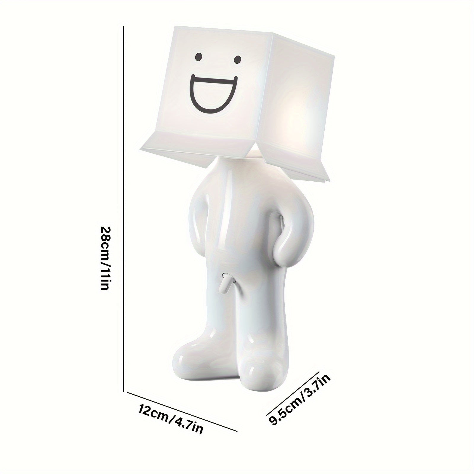 CartoonGlow Lamp - USB Tafellamp met LED en Knopbediening