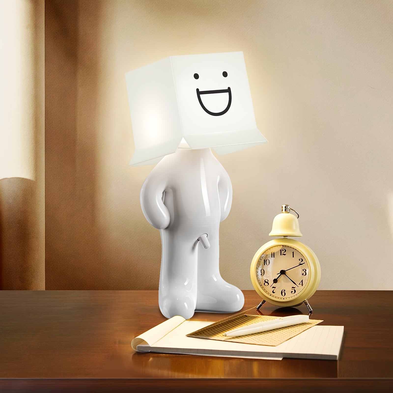 CartoonGlow Lamp - USB Tafellamp met LED en Knopbediening