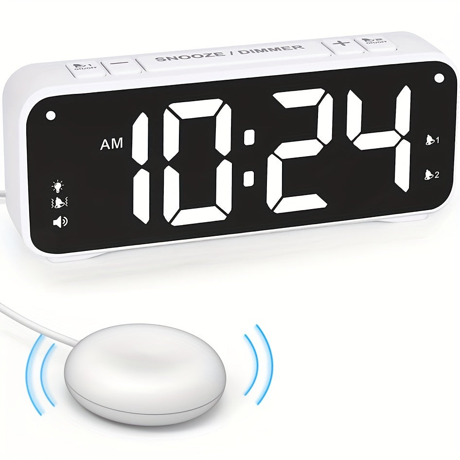 LoudClock - Premium Vibrerende Wekker met LED Scherm