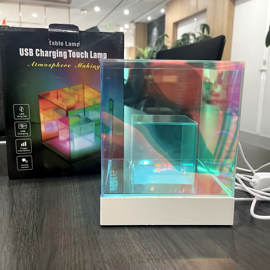 LumiSky - Verstelbare Sterrenhemel Tafellamp Geometrisch