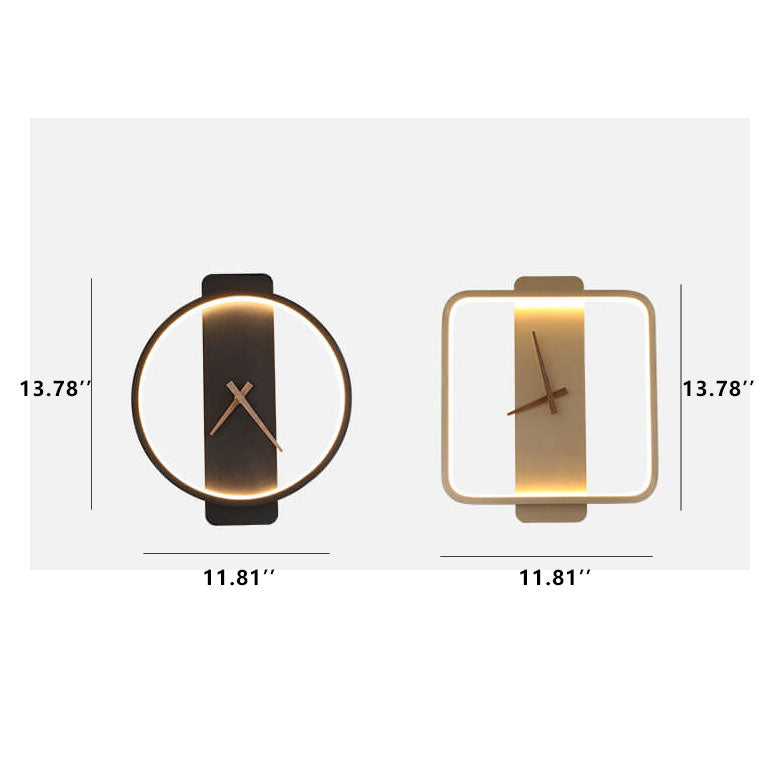 Luxe Klokvormige LED-Wandlamp voor Modern Interieur