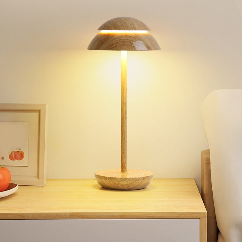 Aurelia Noire - Oplaadbare Draadloze Tafellamp met Ingebouwde LED-verlichting en Batterij