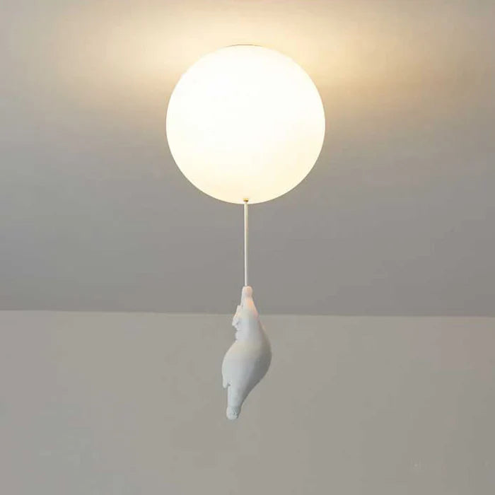 CloudBear – Speelse Kinderplafondlamp met Ballon