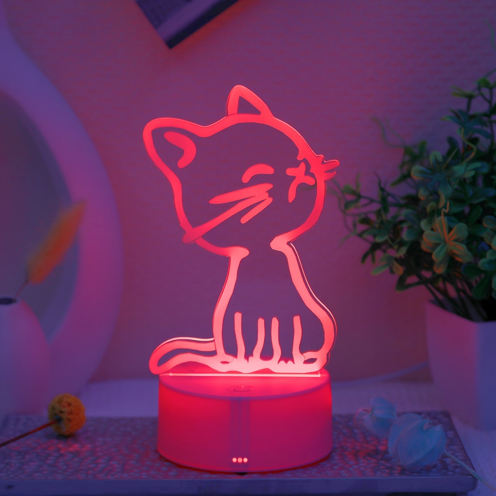 GlowPaw - 3D Touch-Nachtlamp voor Katten