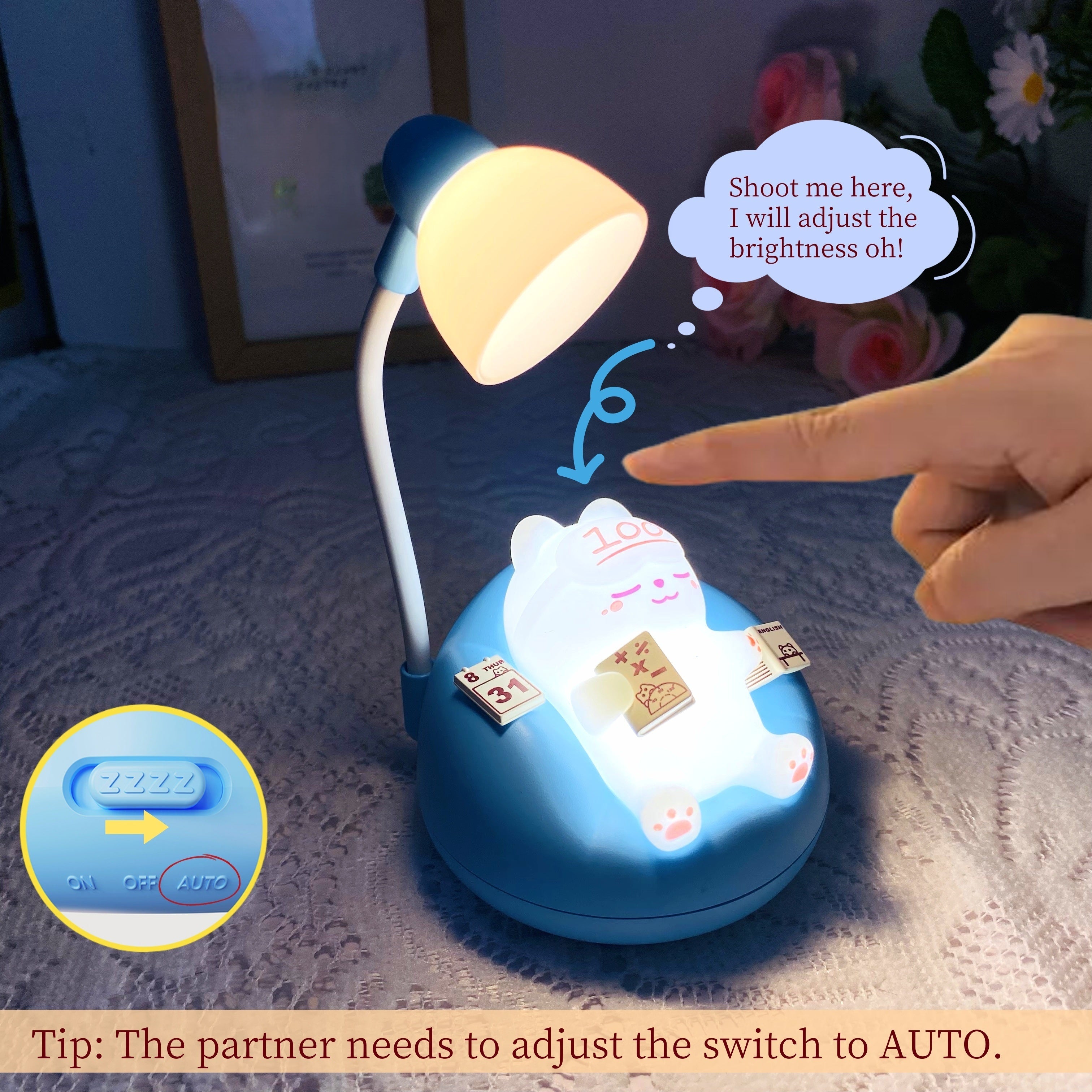 SleepyKitten Lamp - USB Oplaadbare LED Nachtlamp