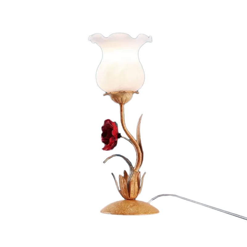 FloraGlow - Elegante Tafellamp met Bloemdesign