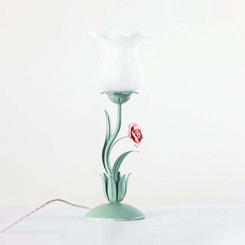 FloraGlow - Elegante Tafellamp met Bloemdesign