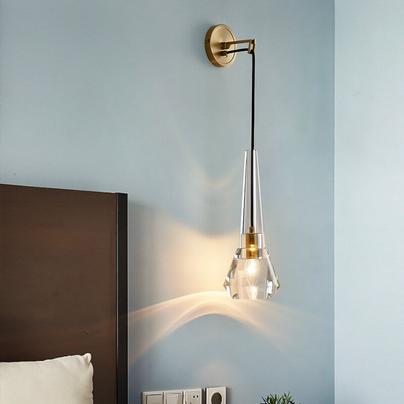 Luxe CrystalGlow Wandlamp met Kristalglas – Modern Design