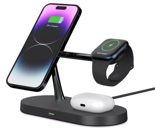 PowerHub 3-in-1 MagSafe Lader - Draadloos Apparaten Opladen