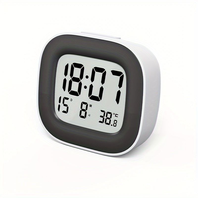 TimeView Clock - Stijlvolle Mini Wekker met Temperatuur