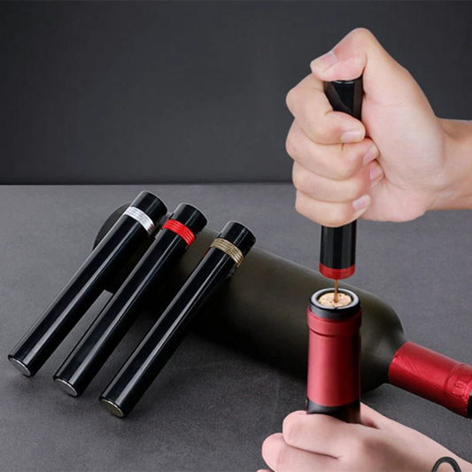 CorkMaster – Luxe Luchtdruk Wijnopener voor Gemakkelijk Gebruik