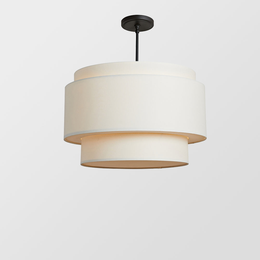 EleganceLuxe Light – Beige Linnen Bauhaus Hanglamp