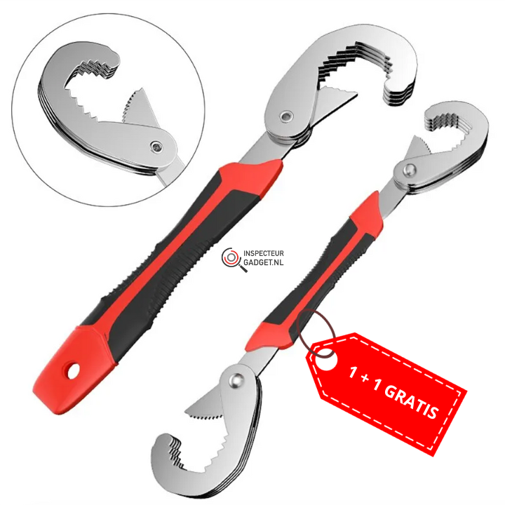 Universele Driehoekige Tandmoersleutel - 1+1 GRATIS