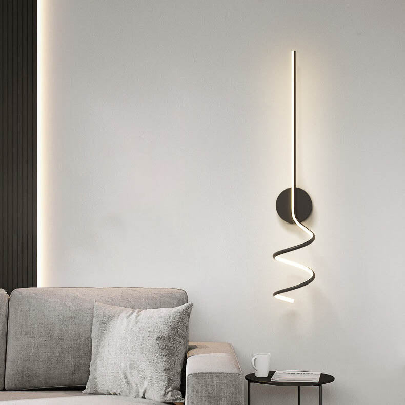 GlowWave - Strakke LED Wandlamp met Boogdesign