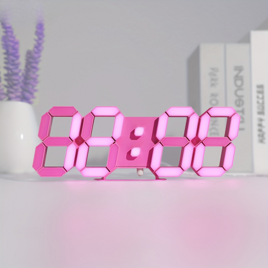 LuxTime – Stijlvolle Digitale LED Wekker met Dimming