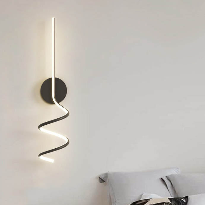 GlowWave - Strakke LED Wandlamp met Boogdesign