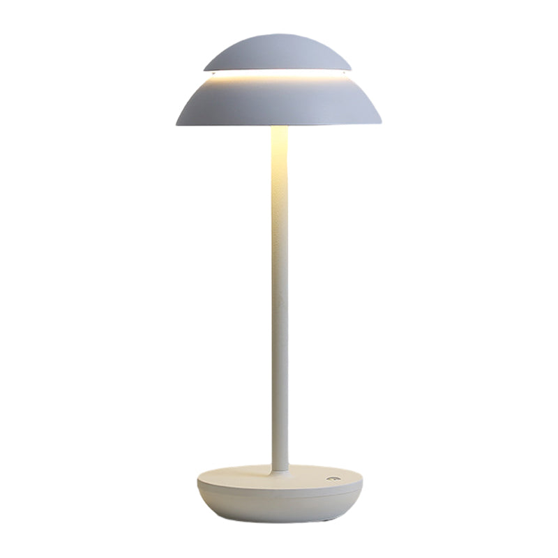 Aurelia Noire - Oplaadbare Draadloze Tafellamp met Ingebouwde LED-verlichting en Batterij